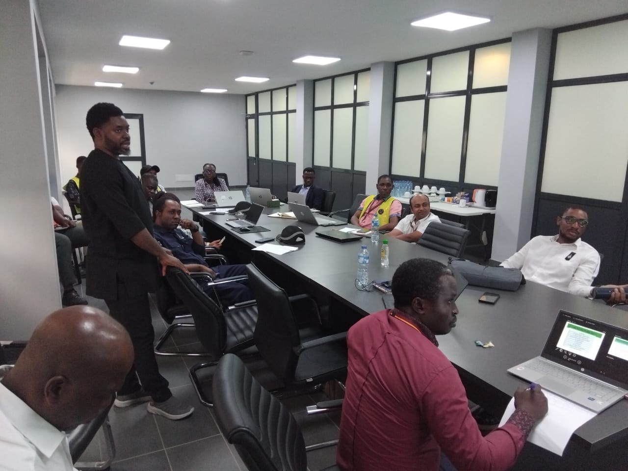 Timfa workshop session in a boardroom